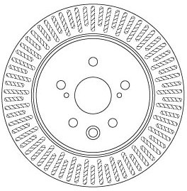 TRW DF6691 Brake Disc for Lexus gallery
