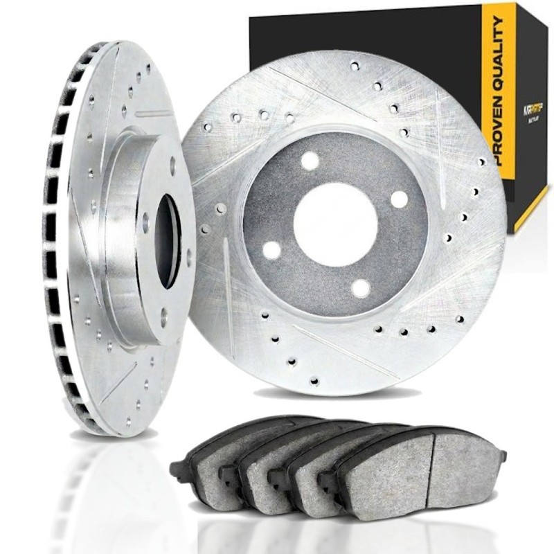For Volkswagen Passat 1991-1993 Rotor Set Front | Cast Iron | Excluded Calipers
