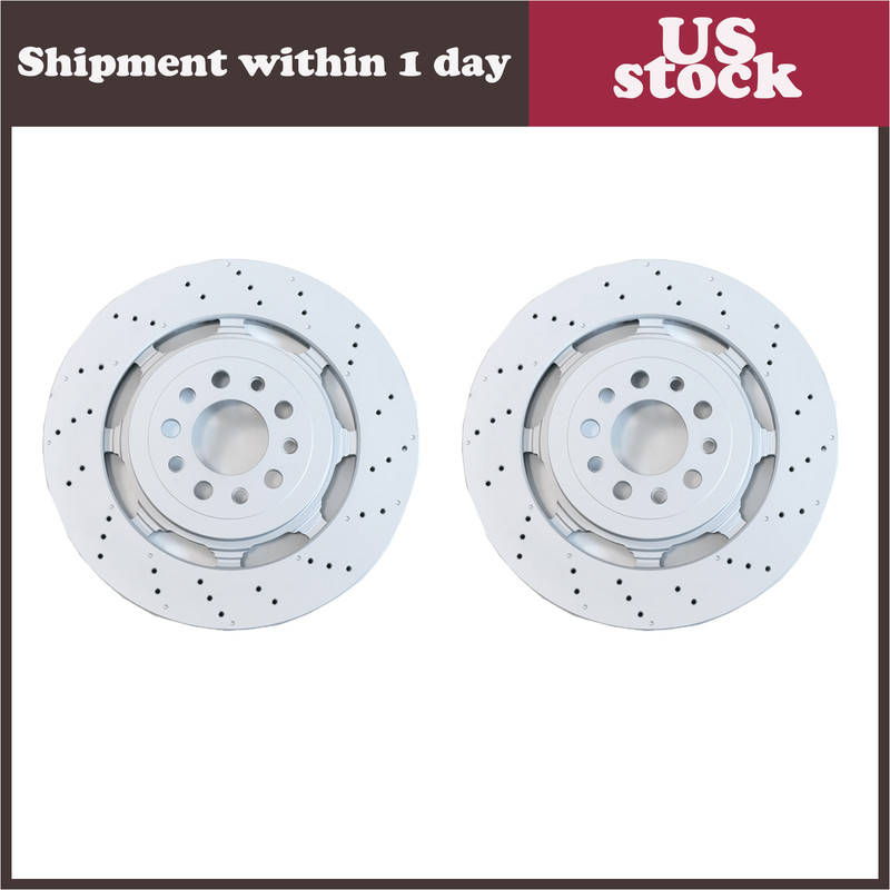 Front Brake Rotors RH & LH For Alfa Romeo Giulia Stelvio Quadrifoglio 68306761AA
