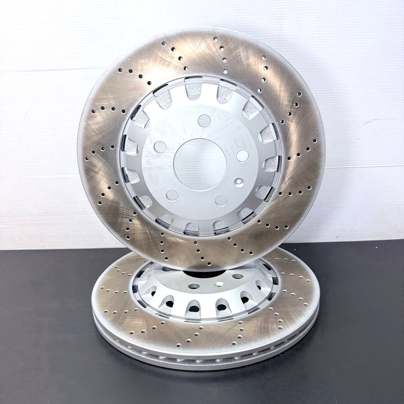 REAR VENTED BRAKE DISC BREMBO PERFOMANCE XTRA BRAKE PADS RS4 B9 8W RS5 2.9 gallery
