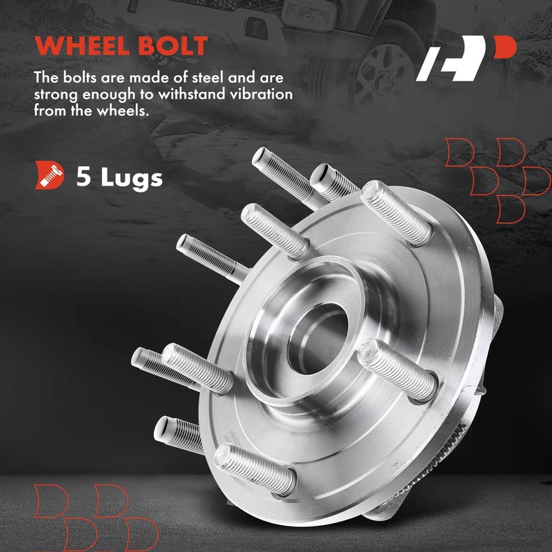Rear Disc Brake Rotor & Pads + Wheel Hub for Chrysler Dodge Volkswagen Routan gallery