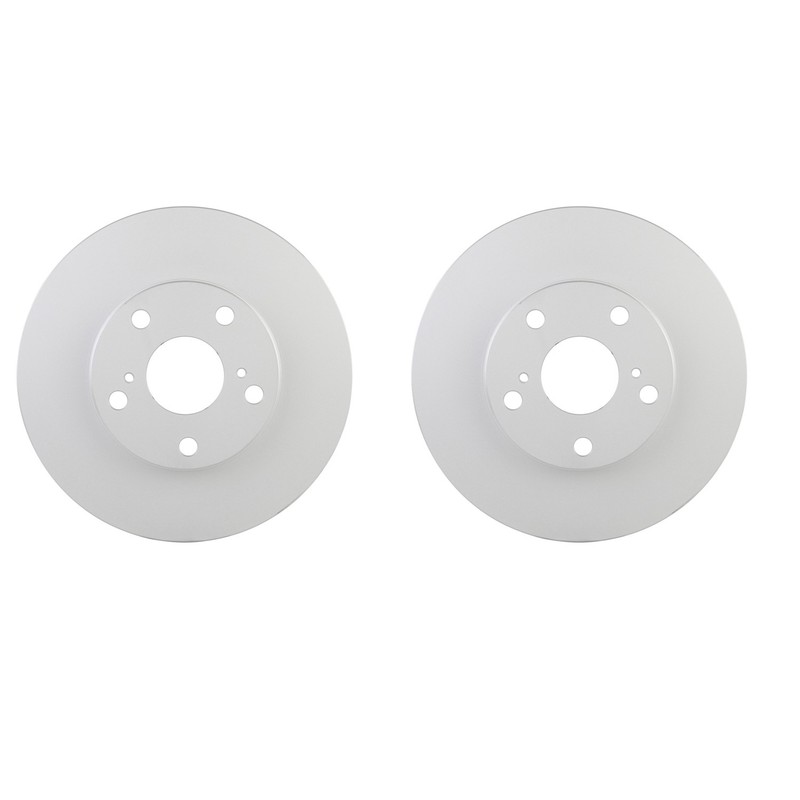 Bosch QuietCast Pair Set of Front Disc Brake Rotors for Toyota Tacoma RWD 05-15