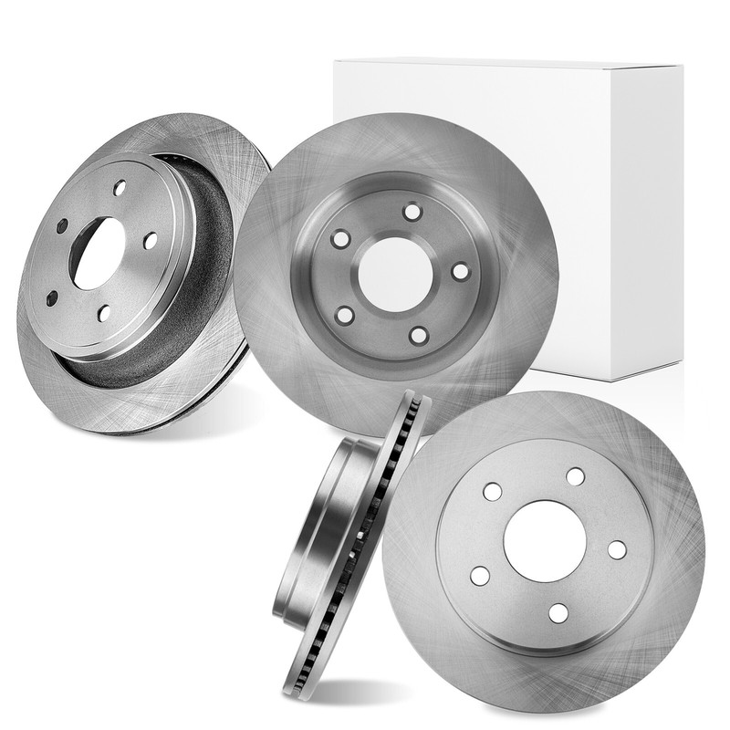 Front & Rear Brake Rotors Kit for Dodge Ram 1500 Durango Chrysler Aspen gallery