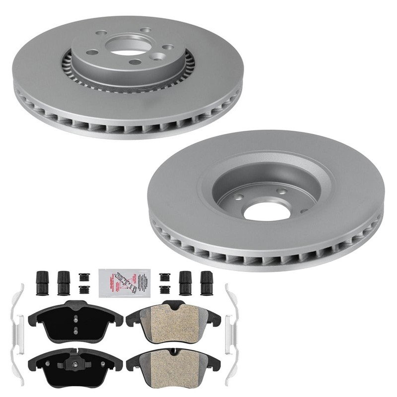 316MM Front Disc Brake Rotors & Brake Pads Fits Volvo S80 2007 2009 2013 2016