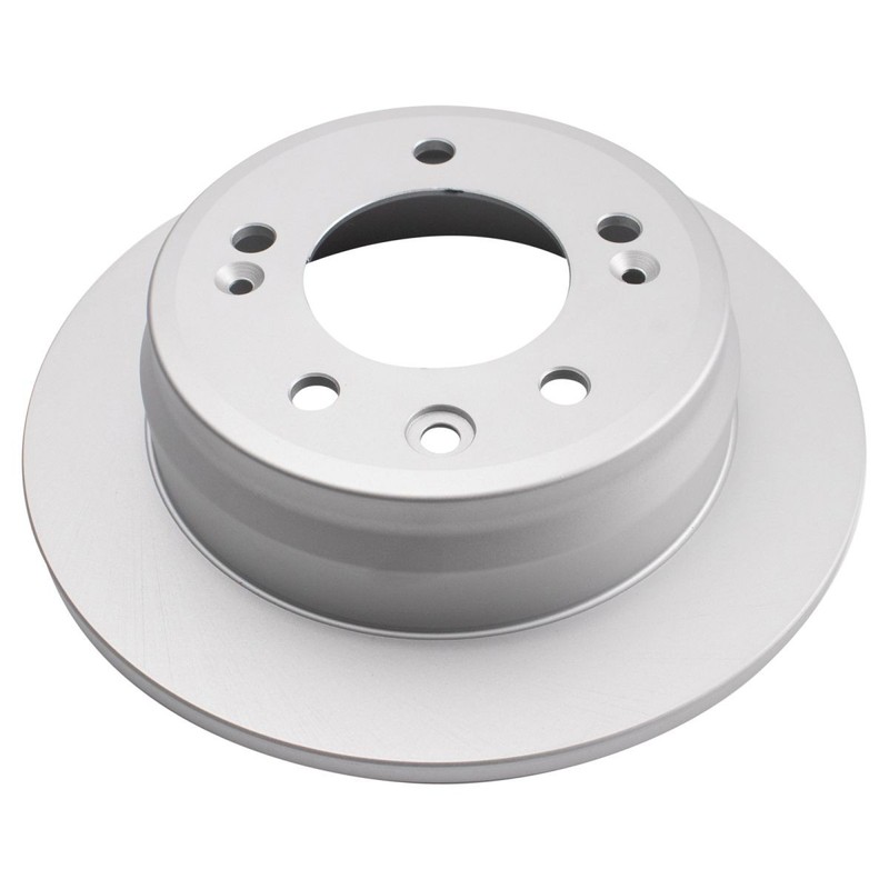 TRQ Rear Ceramic Brake Pad & 2 Coated Rotor for Elantra Touring Sportage Tucson gallery