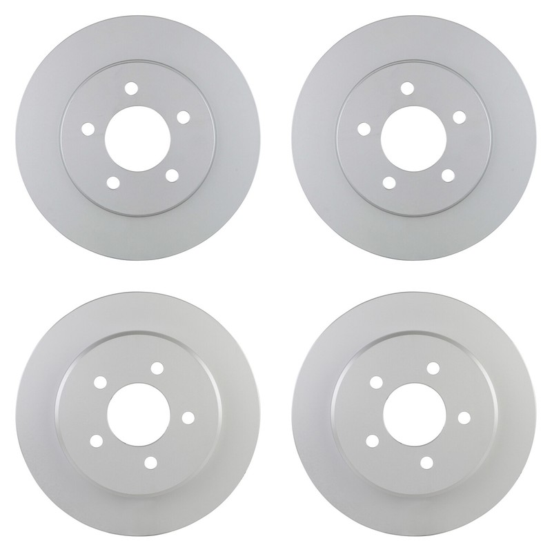 Bosch QuietCast Front Rear Rotors Disc Brake Pad Kit For Town$ Country Caravan