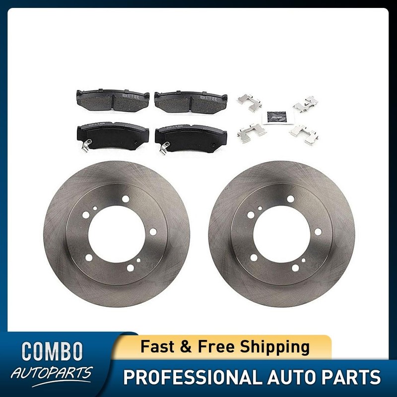 Front Disc Brake Pad Set Disc Brake Rotor fits Chevrolet Tracker 1999-2004