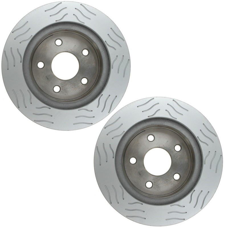 Pair Set 2 Front 5 Lug Disc Brake Rotors ACDelco Spec For Dodge Durango Ram 1500