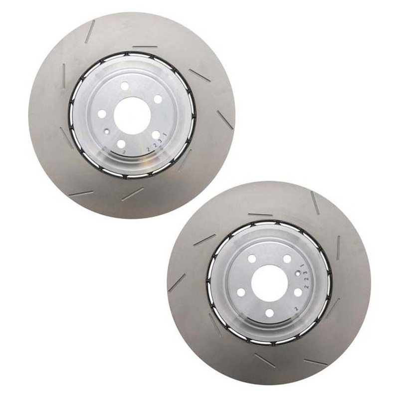 SHW Performance Pair Set 2 Front Disc Brake Rotors for Macan Performance Pkg 19″
