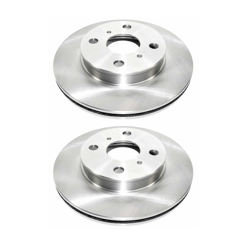 Front Set of 2 Front Disc Brake Rotor Pronto BR3290