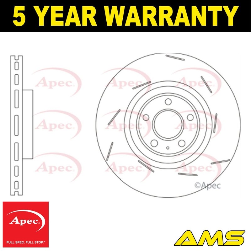 Fits Porsche Macan 2014-2018 3.0 D Brake Disc Front Left Apec 95B615301F