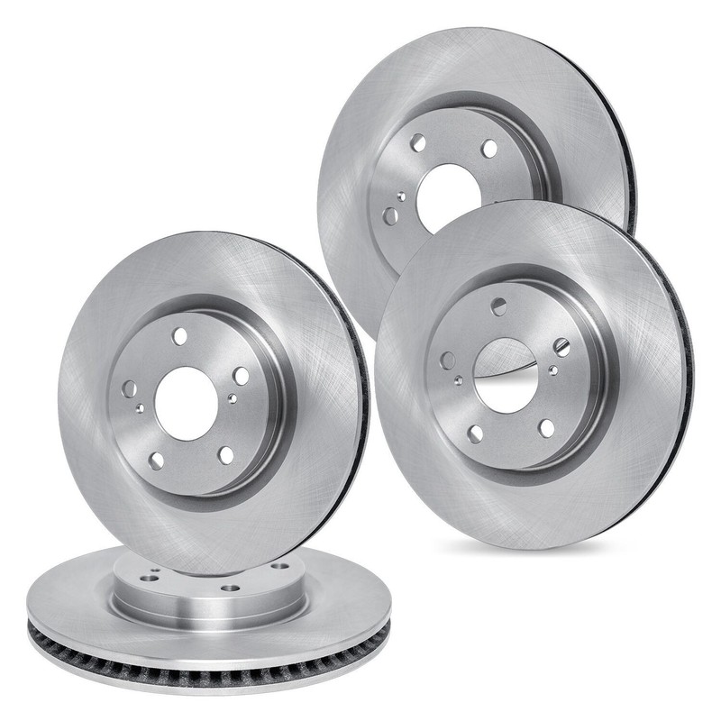 For Maserati Levante 17-22 R1 Concepts Plain Front & Rear Brake Rotor Set gallery
