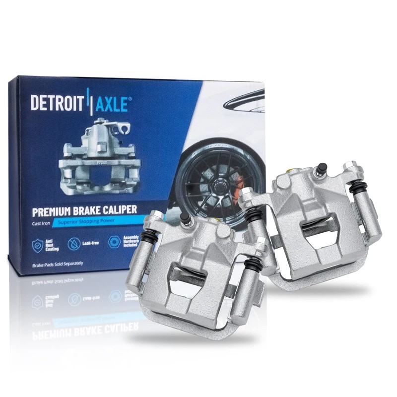 291mm Rear Drilled Rotors & Brake Calipers + Brake Pads for Nissan Altima Maxima gallery