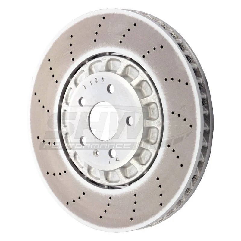 For Audi RS3 2022-2026 SHW Performance AFX44325 Drilled Front Brake Rotor