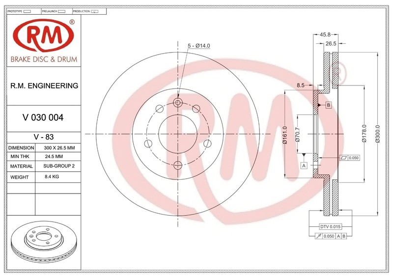 Rear Brake Rotor/Disc Fit For CHEVROLET Cruze gallery