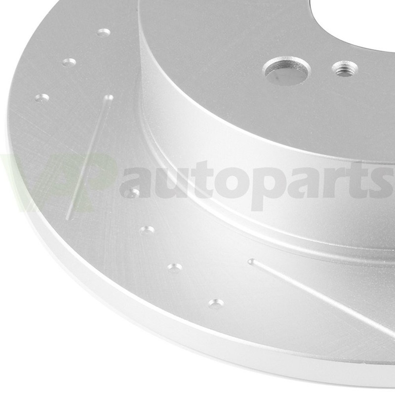 Rear Discs Brake Rotors For Lexus HS250H Toyota Rav4 Slotted 2pcs gallery