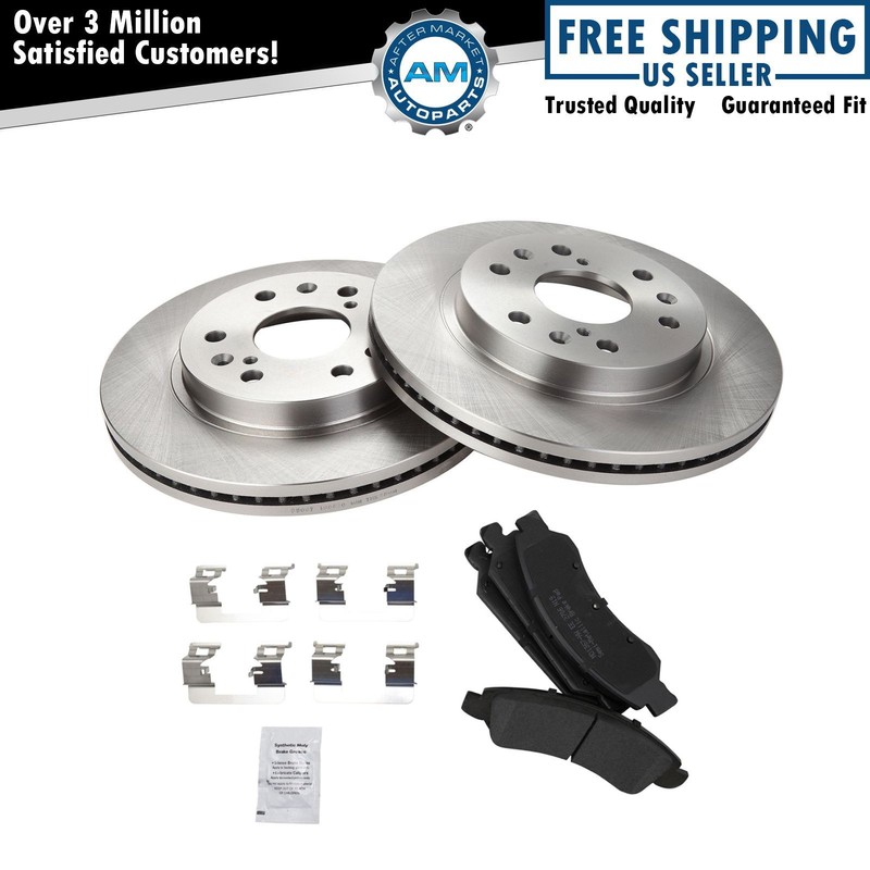 Front Premium Posi Semi Metallic Brake Pads & Rotors Kit for GM Truck