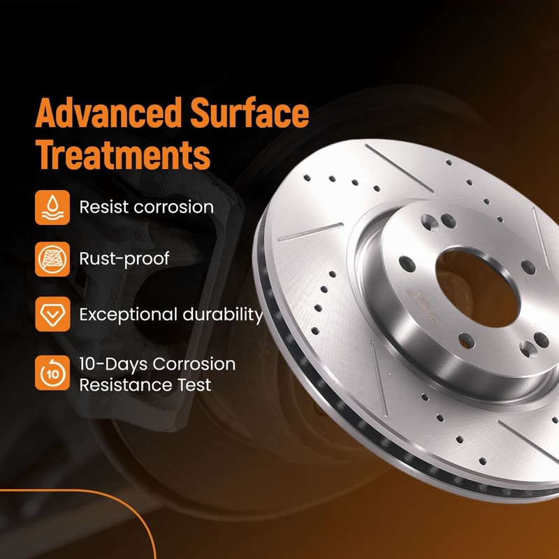 Front Left&Right Brake Rotors Ceramic Pads for Hyundai Sonata 2011-2015 S31427 gallery