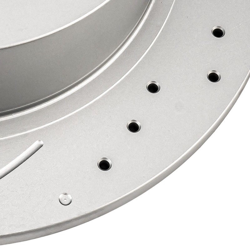 Rear Drilled Slotted Plated Brake Rotors for 2008 - 2013 Toyota Highlander 31507 gallery
