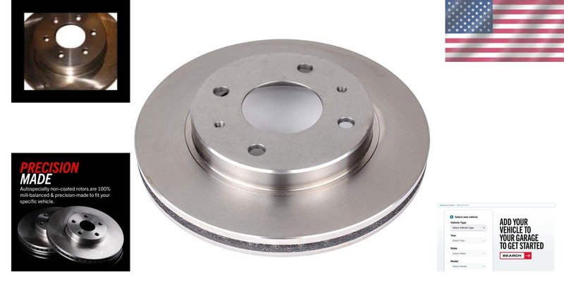 Smooth Braking Performance Front Brake Rotor for Acura CSX Honda Accord gallery