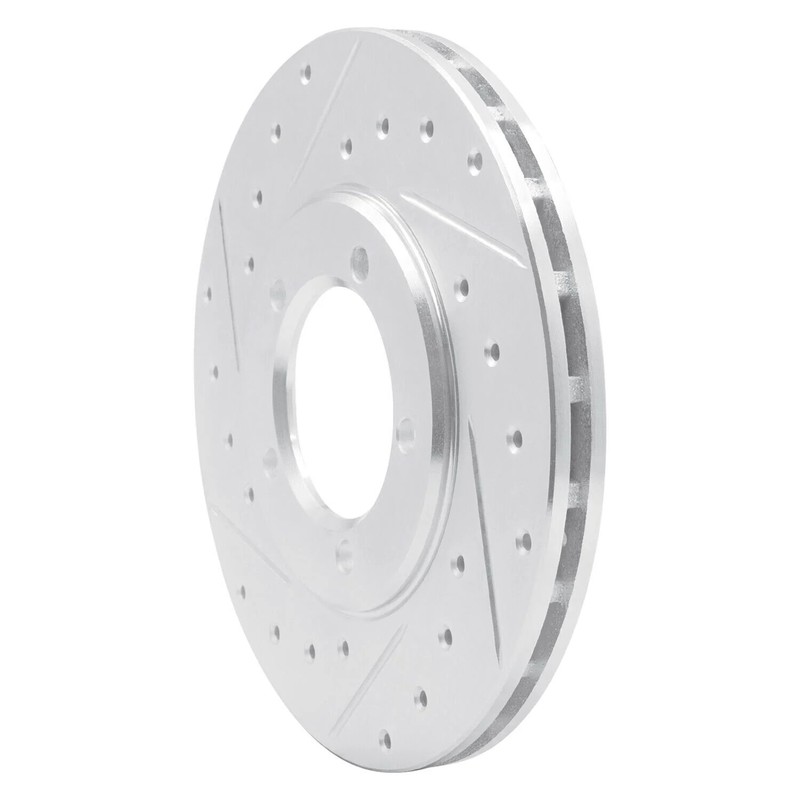 For Toyota Pickup 79-83 Brake Rotor eLINE Drilled & Slotted 1-Piece Front Driver