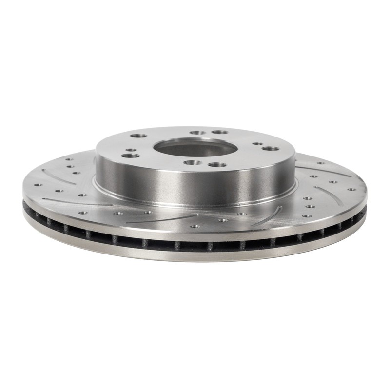 Front Drilled Slotted Brake Rotors for Honda CR-Z 2011-2015 gallery