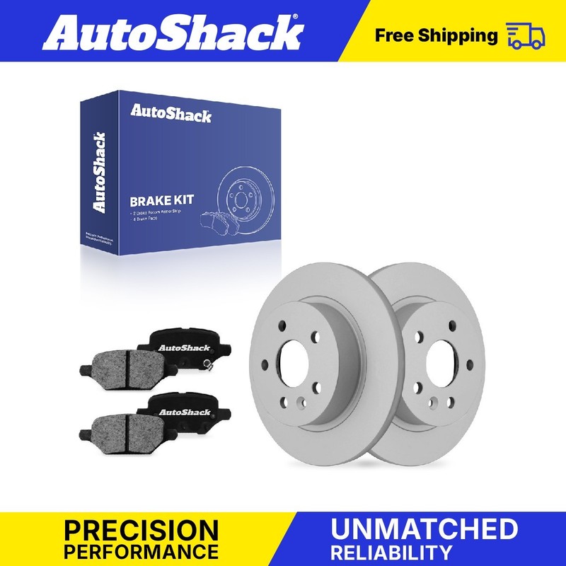 Rear Brake Rotors Ceramic Pads for Chevrolet, Trax 2018-2022, AWD FWD L4 1.4L