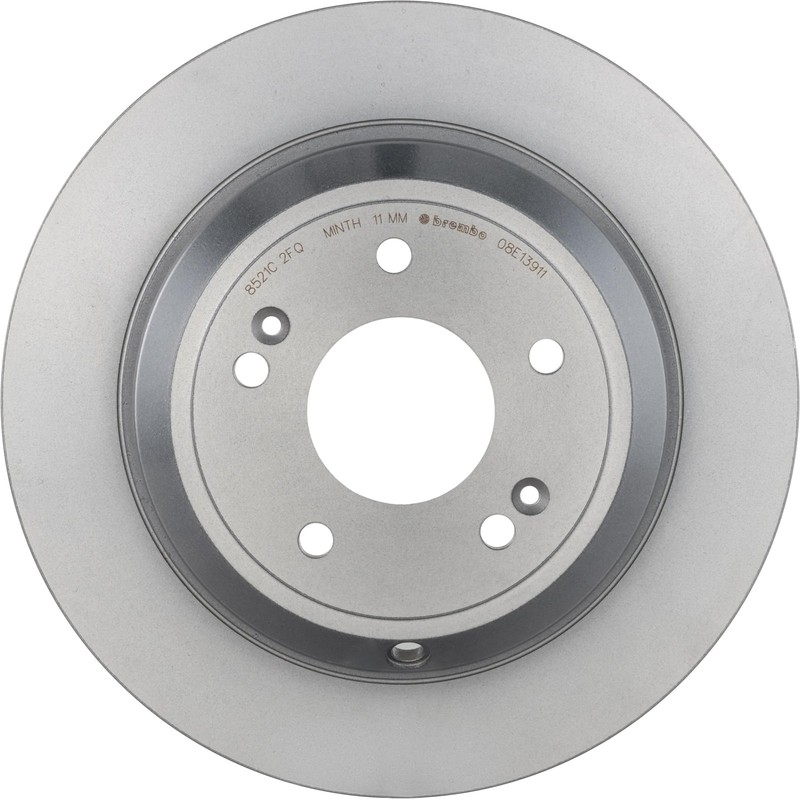 Brembo 08.E139.11 UV Coated solid Rear Brake Rotor GENESIS/KIA OE# 58411J5000