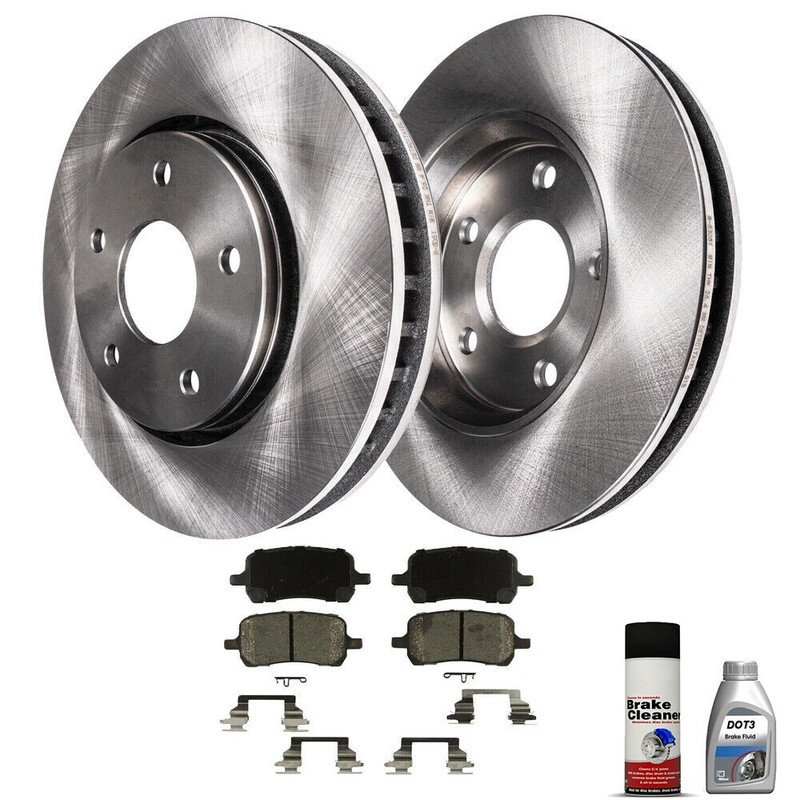 Front Disc Brake Rotors and Pads for Chevy Cobalt 2004-2012 Malibu 5Lugs B31 CA