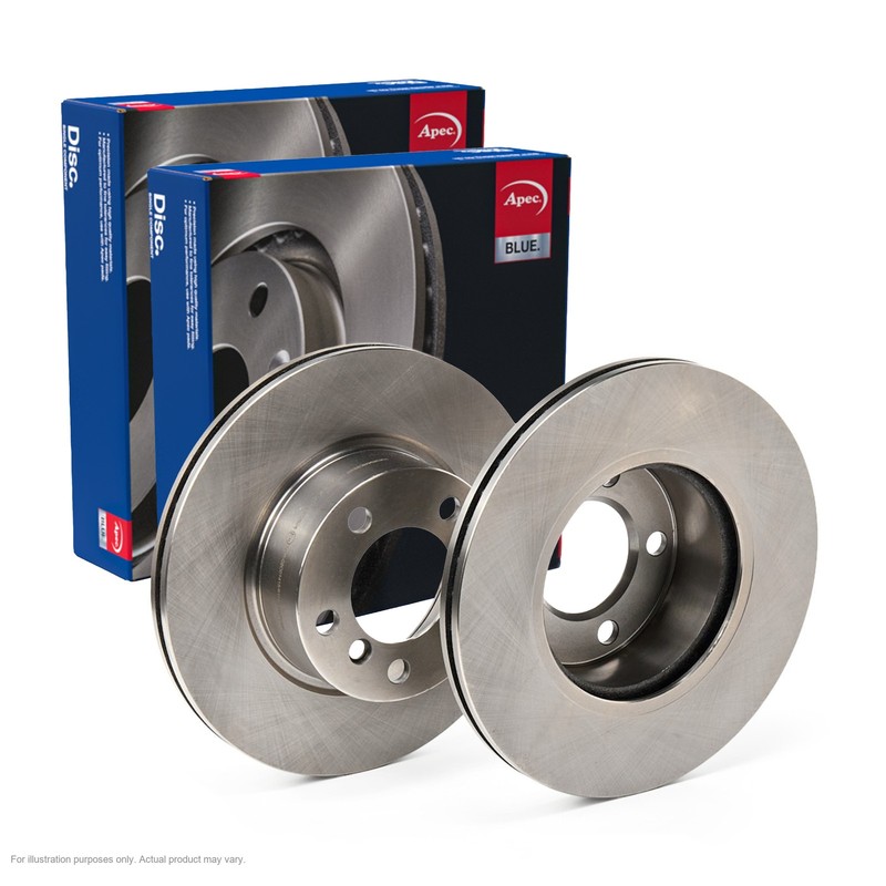 2X APEC Front Brake Discs for BMW 4 Gran Coupe 2014-21 300mm Vented SDK6732