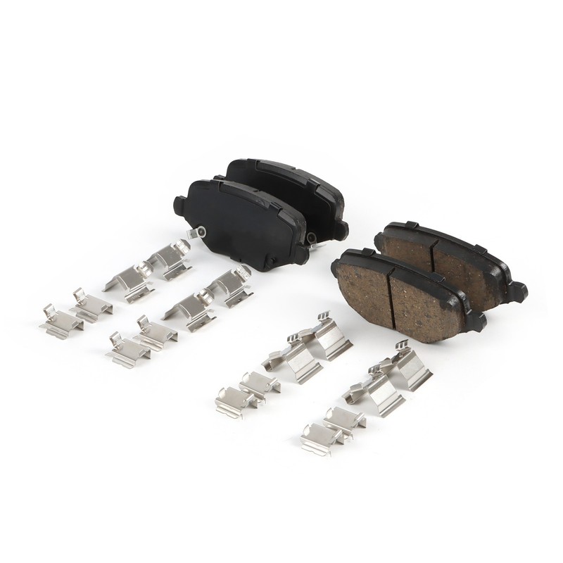 Rear Brake Rotor & Ceramic Brake Pad &Hardware for 12-16 Chrysler Town & Country gallery