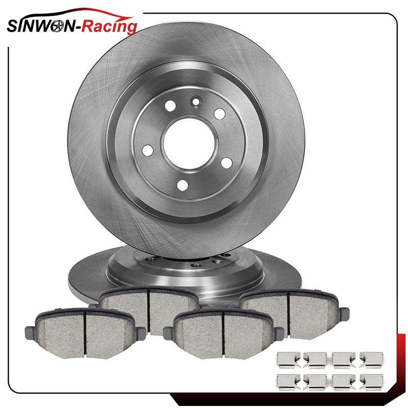 Rear Ceramic Brake Pads And Rotors For Ford Edge Lincoln Mkx 2011 2012 2013 2014