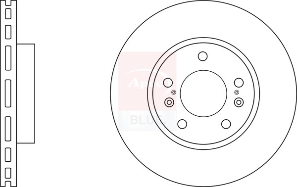 2x Brake Discs Pair Vented fits SUZUKI VITARA LY 1.6 Front 2015 on M16A 280mm gallery