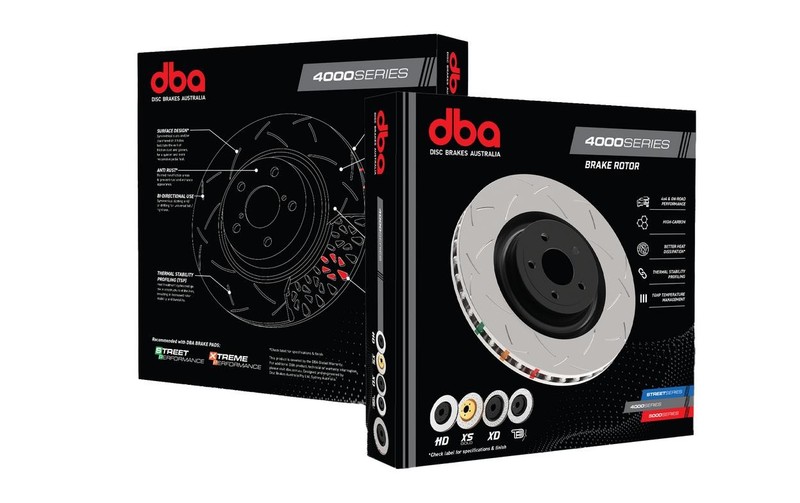 Disc Brakes Australia Rear 4000 Series XS Gold Brake Rotor gallery