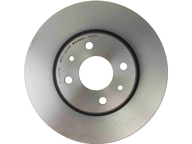 Front Brembo Brake Rotor fits Fiat 500 2012-2016 38BHHKXJ