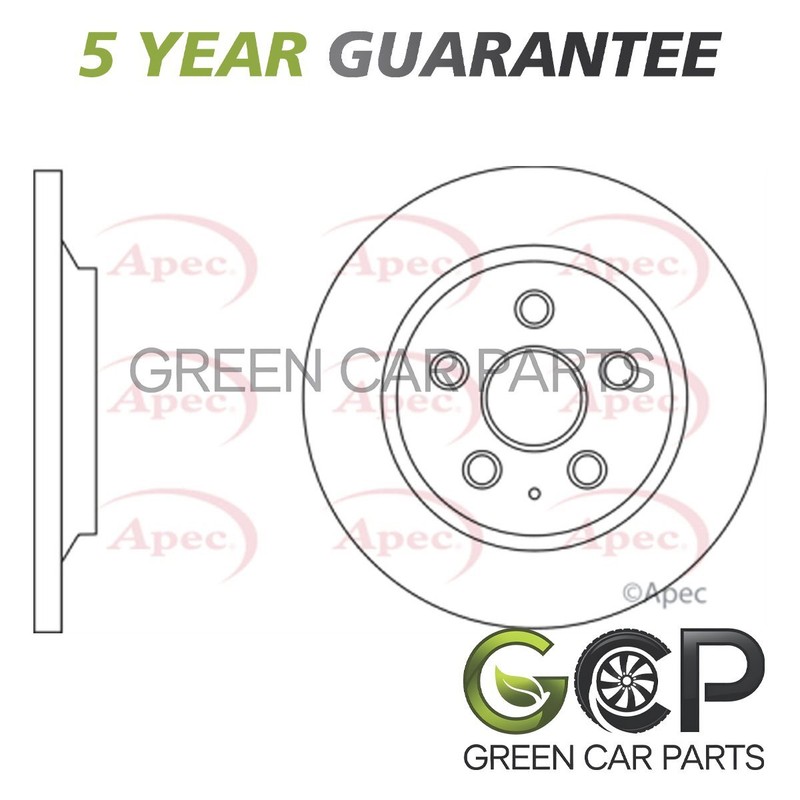 Brake Disc Rear GCP Fits Mazda CX-5 2012- CX-30 2019-2021 2.0 2.2 D K01126251C