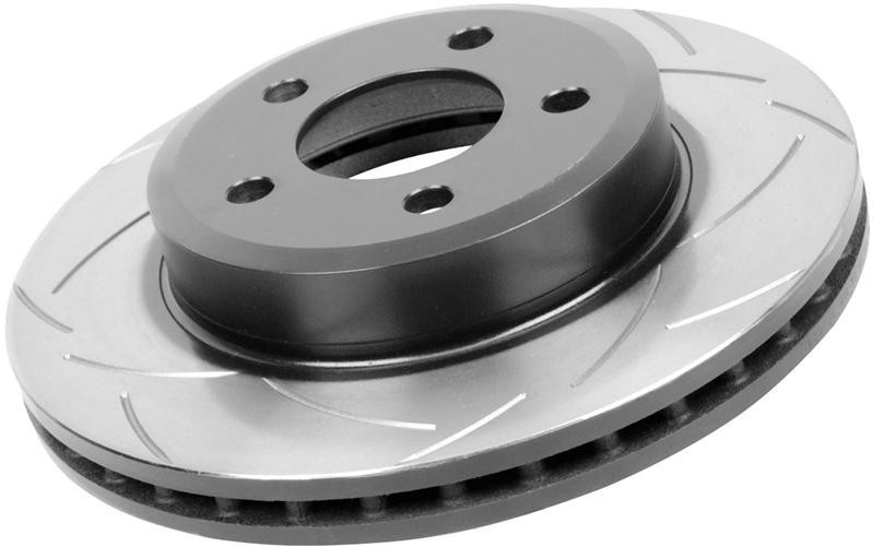 DBA DBA2650S-10 Front T2 Slotted Brake Disc Rotor for 15–21 Subaru WRX Legacy gallery