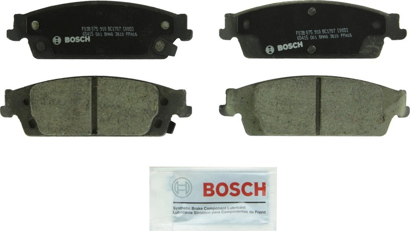 Rear Brake Kit 345mm Disc Rotors Bosch Ceramic Pads For Cadillac Chevrolet GMC gallery