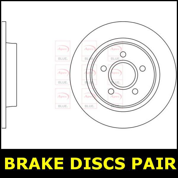 Brake Discs Pair Rear FOR FORD FOCUS II 1.6 04->12 Diesel Blue gallery
