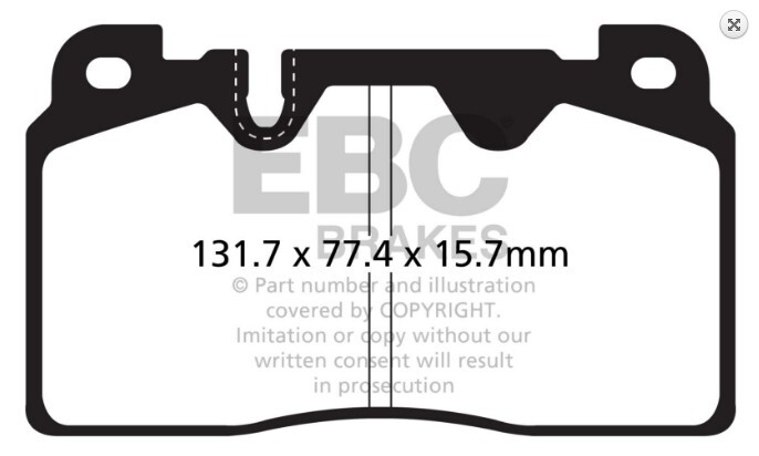 EBC Front Brake Pad And Rotor Kit For Audi A6 / A6 quattro / Q5 S5KF1751 gallery