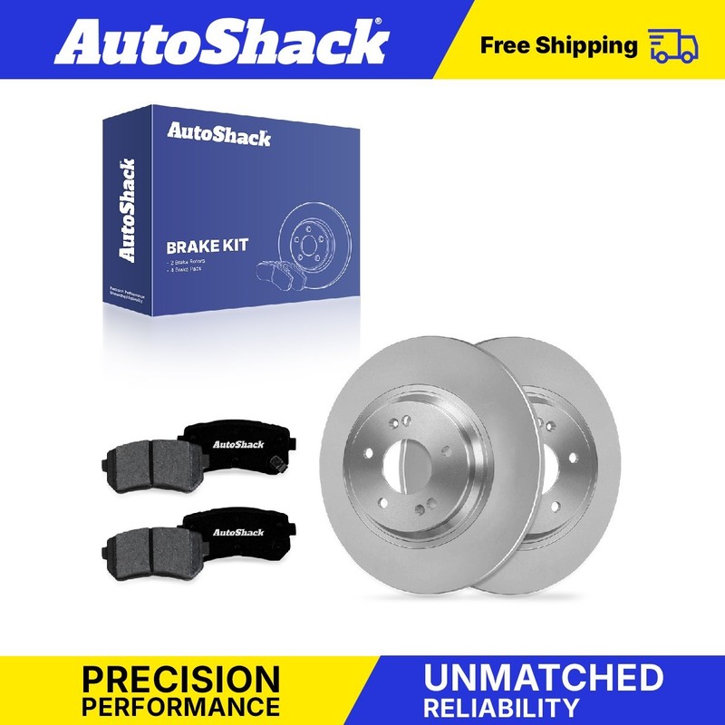 Rear Brake Rotors Premium Pads for Hyundai, Kona 2018-2023, FWD L4 1.6L