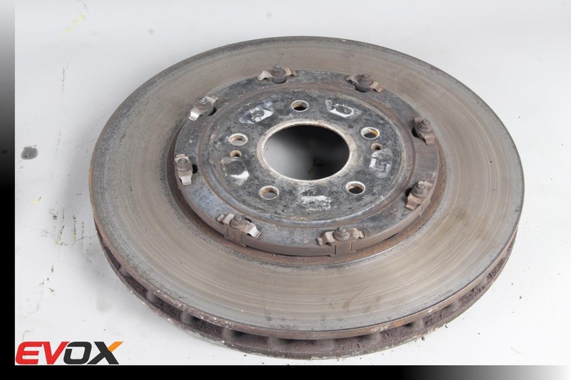 08-15 Mitsubishi Lancer Evolution X MR Front 2 piece Brake Rotors Lh Rh 62K gallery