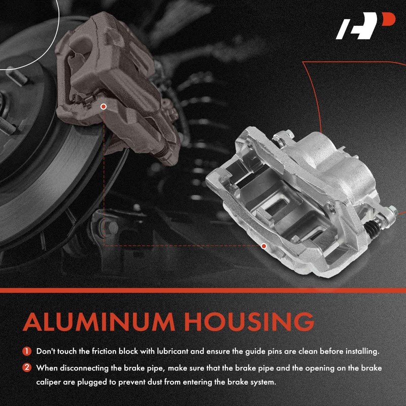 A-Premium Pair Front Brake Rotor & Pads+Brake Caliper for Honda Odyssey 05-10 gallery