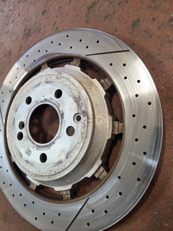 OEM Mercedes AMG GT GT S Rear Brake Rotors Pair A2224232012 Genuine OEM gallery