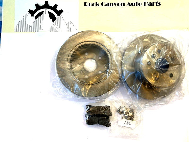 Rear Brake Rotors & Ceramic Pads for 1992-1996 Camry WAGON V6 R31110-P325