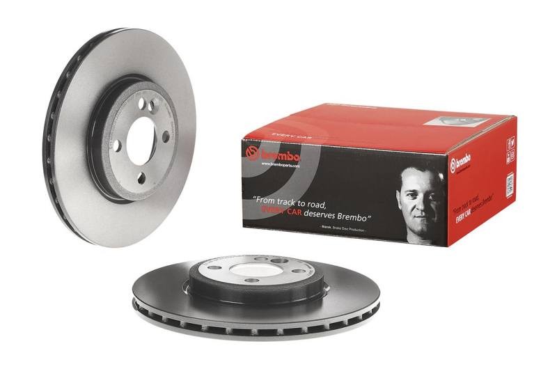 Brembo 09.E127.11 UV Coated Vented Front Brake Rotor fits Jeep OE# 68250085AA
