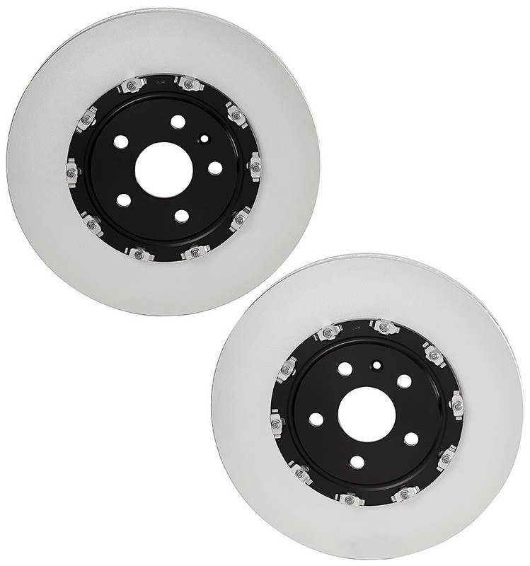 Brembo Pair Set Front 370mm Floating Brake Disc Rotors For CTS Chevy Camaro ZL1