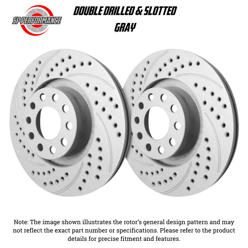 SP Performance Disc Brake Rotor Set Front For 2017-2020 Mini Cooper Countryman