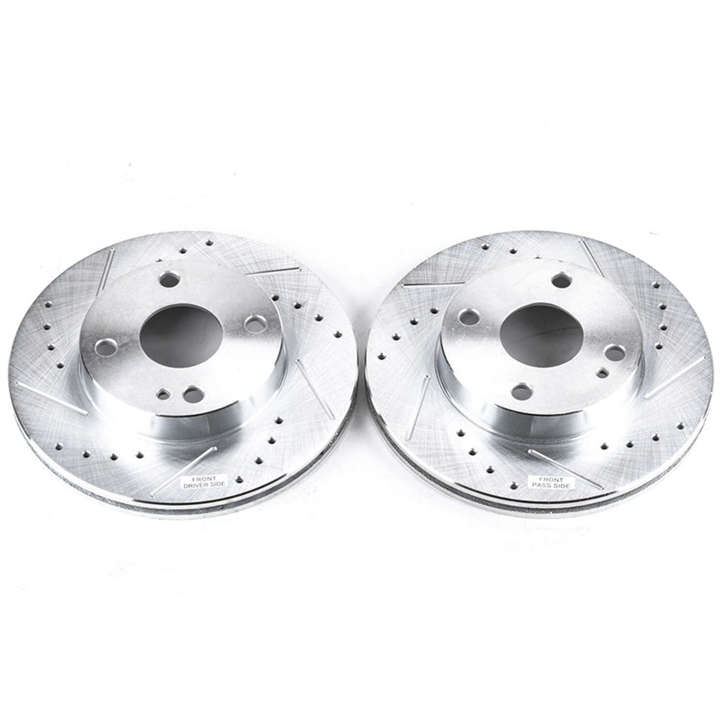 PowerStop JBR543XPR Disc Brake Rotor Set For 90-93 Mazda Miata