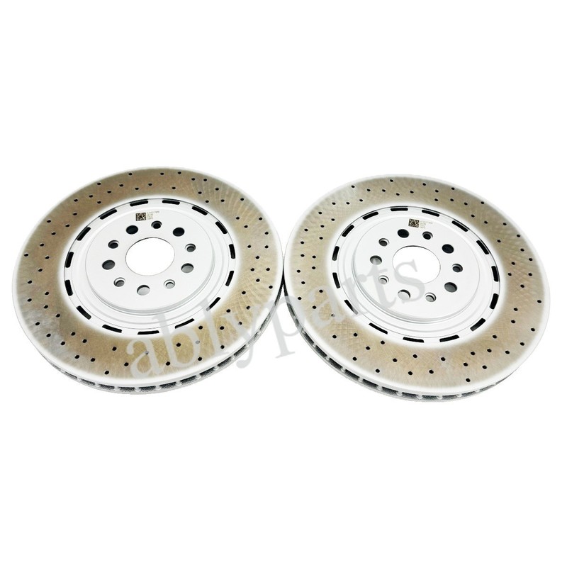 2X Front Brake Disc Dimpled Rotors 670037769 For 2017-2022 Maserati Levante S gallery